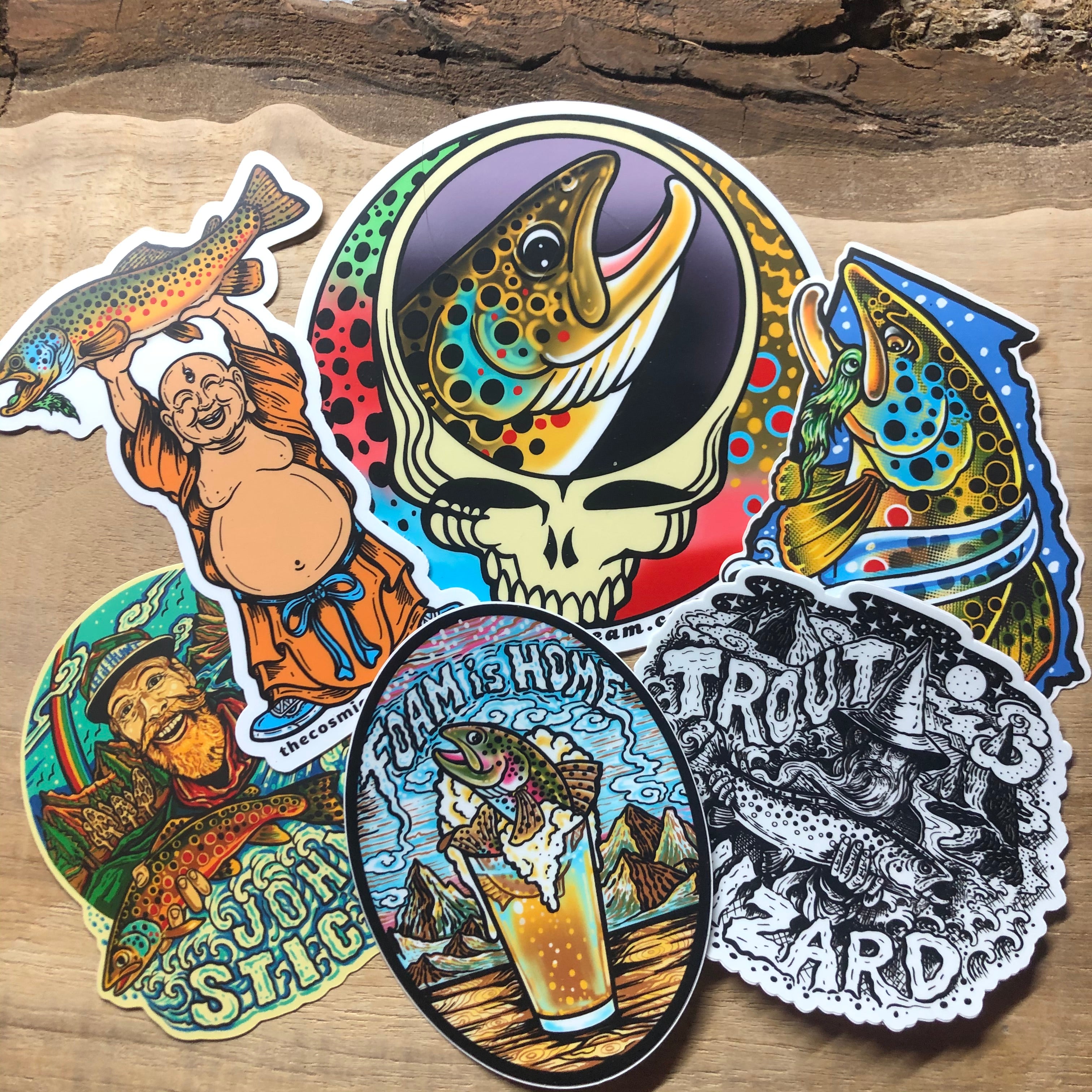 Fishing Decals, Stickers & Patches