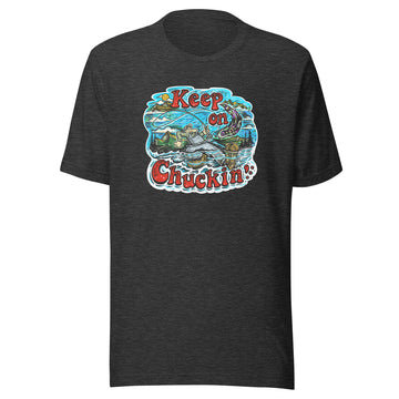 Keep on Chuckin’ Unisex t-shirt